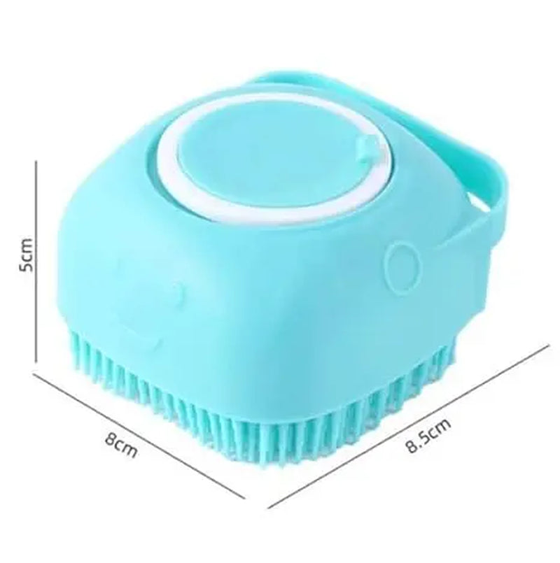 Professional Pet Grooming Brush for Detangling, Fluffing, and Loose Hair Removal with Detachable Head for Easy Cleaning in Shower or Bathtub