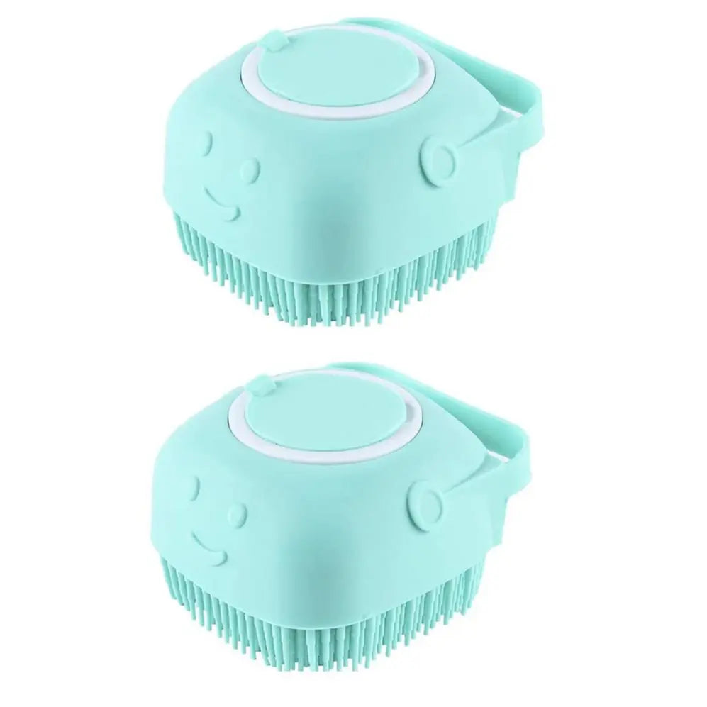 Professional Pet Grooming Brush for Detangling, Fluffing, and Loose Hair Removal with Detachable Head for Easy Cleaning in Shower or Bathtub