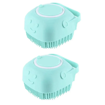 Professional Pet Grooming Brush for Detangling, Fluffing, and Loose Hair Removal with Detachable Head for Easy Cleaning in Shower or Bathtub
