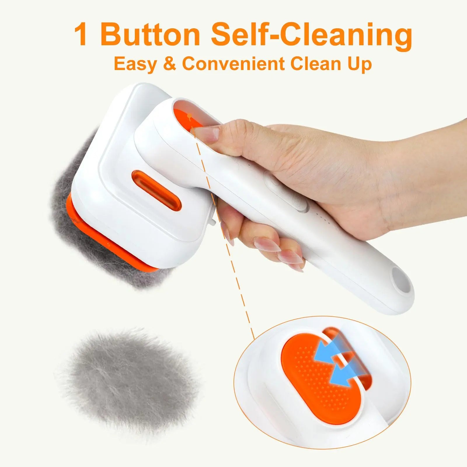 #Summervibes Cat Grooming Brush – Waterproof Steam Deshedding Tool, One-Button Hair Removal Comb for Cats & Dogs, Pet Fur Cleaning & Trimming, Petlovers