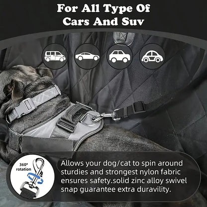 Pawzseek Adjustable Dog Car Seat Belt - Ensuring Pet Safety and Reducing Driving Distractions