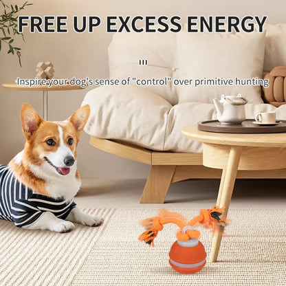 Smart Rolling Ball Toy for Dogs - Electric Interactive Training Toy for Indoor Use, Durable and Bite-Resistant Design for Enhanced Pet Stimulation and Boredom Relief