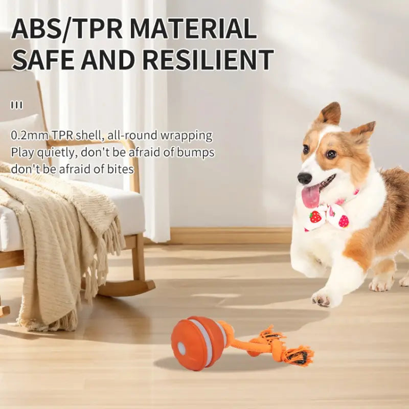 Smart Rolling Ball Toy for Dogs - Electric Interactive Training Toy for Indoor Use, Durable and Bite-Resistant Design for Enhanced Pet Stimulation and Boredom Relief